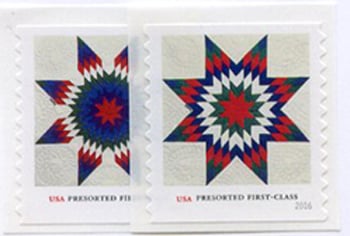 U.S. #5098-99 Star Quilts, 2 Singles