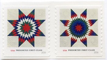 U.S. #5099a Star Quilts Coil Pair