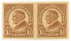 U.S. #576 11/2c Harding Imperforate - MNH Pair