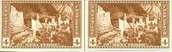 U.S. #759 Mesa Verde Vertical Line Pair