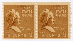 U.S. #840 1-1/2c M. Washington Coil Pair MNH