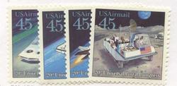 U.S. #C122-25 Futuristic Mail MNH