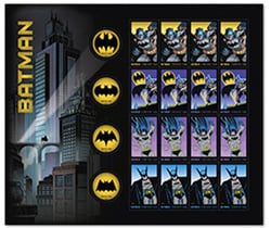 U.S. #4935 Batman Pane of 20