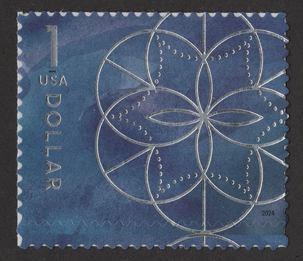 U.S. #5853 $1 Floral Geometry (2024)