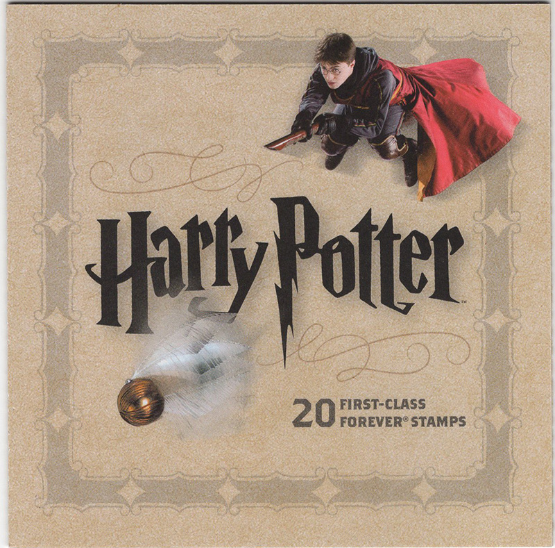 U.S.  #BK307 Harry Potter Booklet of 5 Panes (20 stamps)