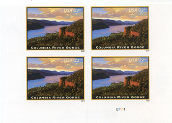 U.S. #5041 $22.95 Columbia River Gorge PNB of 4
