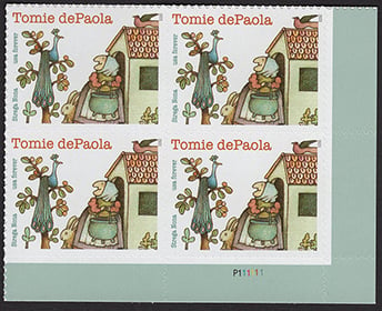 U.S. #5797 Tomie dePaola PNB of 4