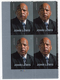 U.S. #5801 John Lewis, PNB of 4