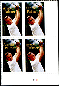 U.S. #5455 Arnold Palmer PNB of 4