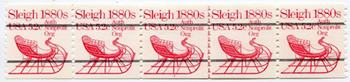 U.S. #1900a Sleigh 1880s PNC-5