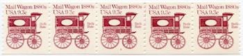 U.S. #1903 Mail Wagon 1880s PNC-5