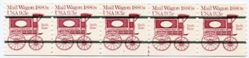 U.S. #1903a Mail Wagon 1880s P#3 PNC-5