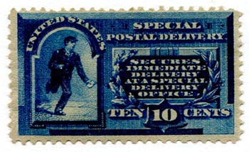 U.S. #E1 Special Delivery of 1885 - Mint