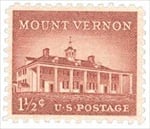 U.S. #1032 1-1/2c Mount Vernon MNH