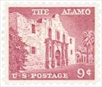 U.S. #1043 9c The Alamo MNH