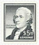 U.S. #1053 $5 Alexander Hamilton - MNH