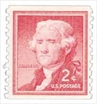 U.S. #1055 2c Thomas Jefferson Coil MNH