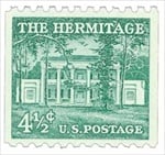 U.S. #1059 4-1/2c The Hermitage Coil MNH