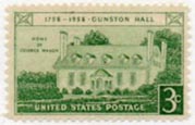U.S. #1108 Gunston Hall MNH