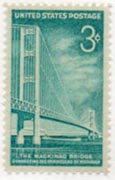 U.S. #1109 Mackinac Bridge MNH
