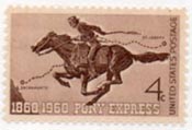 U.S. #1154 Pony Express Centennial MNH