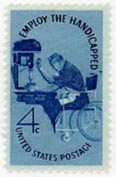 U.S. #1155 Employ the Handicapped MNH