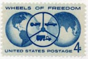 U.S. #1162 Wheels of Freedom MNH