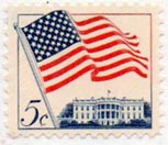 U.S. #1208 Flag over White House MNH