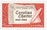 U.S. #1230 Carolina Charter MNH