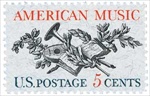 U.S. #1252 American Music MNH