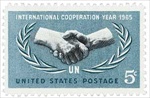 U.S. #1266 International Cooperation Year MNH