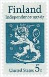 U.S. #1334 Finnish Independence MNH