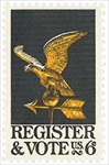 U.S. #1344 Register and Vote MNH