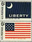 U.S. #1354a Historic Flags - strip MNH