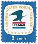 U.S. #1396 8c USPS 'Eagle' Emblem MNH