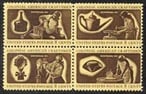 U.S. #1459a Colonial Craftsmen Block of 4 MNH