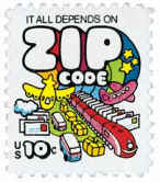 U.S. #1511 10c 'Zip Code' Mail Transport MNH