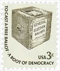 U.S. #1584 3c Ballot Box MNH