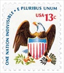 U.S. #1596 13c Eagle and Shield MNH