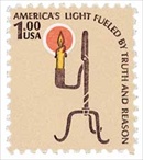 U.S. #1610 $1 Rush Lamp & Candle Holder MNH