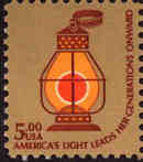 U.S. #1612 $5 Railroad Conductor's Lantern MNH
