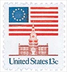 U.S. #1622 Flag over Independence Hall MNH