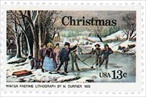 U.S. #1703 Christmas - Winter Pastime MNH