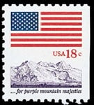 U.S. #1893 For Purple Mountains Majesty MNH