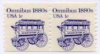 U.S. #1897 Omnibus 1880s coil Pair