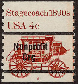 U.S. #1898Ab Stagecoach 1890s