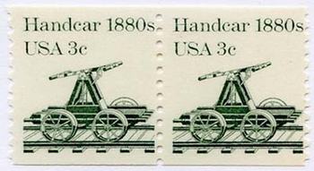 U.S. #1898 Hardcar 1880 coil Pair