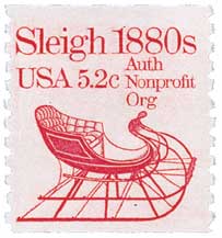 U.S. #1900 Sleigh 1880s