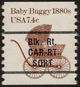 U.S. #1902a Baby Buggy 1880s