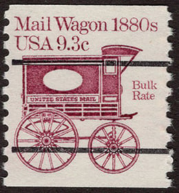 U.S. #1903a Mail Wagon 1880s